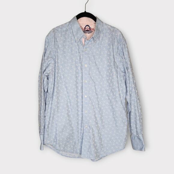 Robert Graham Mens “Monkey Business” Print Button-Down Shirt XL Statement Casual - Picture 2 of 8